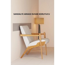 Empressco Sandalye Arkası Duvar Koruyucu - 3 Adet x 1m (Toplam 3m) - Video Montaj Açık Gri