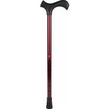 Semacan Metal Ergonomik Ayarlanabilir Baston, Sağlam Metal Gövde Yükseklik Ayarlı Asa (96 cm)