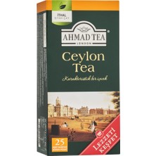 1001 Tea Ceylon Tea Bardak Poşet Çay 25'li 50 G