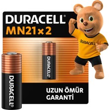 1001 MN21 Özel Alkalin Pil (2’li Paket) 12V (A23 / 23A / V23GA / LRV08 / 8LR932) – Uzun Kullanım Ö