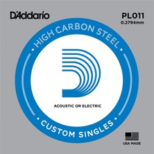 1001 PL011 Tek Elektro Gitar Teli (11)