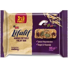 1001 Lifalif Kırmızı Meyveli Yulaf Bar 3 x 35 G