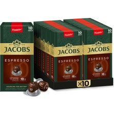 1001 Kapsül Kahve Espresso 10 Intense, 10 Kapsül x 10 Paket