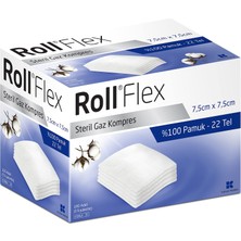 1001 131407 Flex Gaz Kompres 7.5cm x 7.5cm (1 x 100 Adet)
