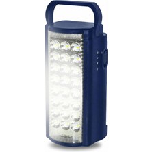1001 LED 24 Ledli Taşınabilir Işıldak Kamp Feneri El Feneri - Mavi