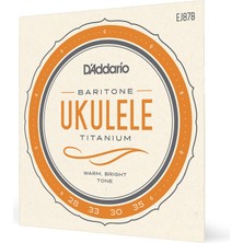 1001 EJ87B Ukulele Tel Seti, Baritone, Titanium, Warm Bright