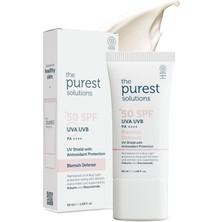 1001 Purest Solutions Lekeli Ciltler Için Antioksidan Destekli Güneş Kremi, 50+ Spf Uva/uvb Blemish D