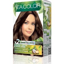 1001 Color Amonyaksız, Vegan, Doğal, Besleyici Kalıcı Saç BOYASI%100 Beyaz Kapama (1 Paket 2 x 50 M
