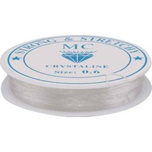 1001 Marifetlerim - Şeffaf Likralı Misina 0,6 mm