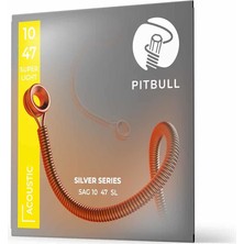 1001 Strings Silver Series Sag 10-47 Sl Takım Tel Akustik Gitar Teli 010-047