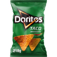1001 Taco Baharatlı Mısır Cipsi Mega Boy 218 G