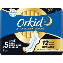 1001 Ultra Hijyenik Ped Gece Ekstra Plus (Boy 5) 5 Adet Ped