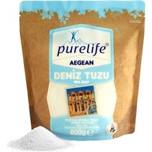 1001 Aegean Deniz Tuzu Iyotlu Ince 800GR | | Doğal Ege Deniz Tuzu | Rafine Edilmemiş | Mineralli Doğ