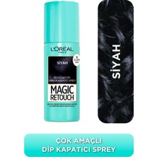 1001 Paris Magic Retouch Beyaz Dipleri Kapatıcı Sprey 75 ml - Siyah