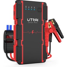 1001 Mini 13000MAH 1000A Jump Starter Taşınabilir Akü Takviye Cihazı (Powerbank + LED Lamba)