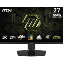 1001 27" Mag 274QPF E20, Gaming Monitör, Wqhd, 16:9, Flat, Rapid Ips, 200Hz, 0.5ms (Min.), Freesync Prem