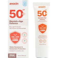 1001 Leke Karşıtı ve Cilt Tonu Eşitleyici Güneş Koruyucu Krem Spf 50 Yaşlılık Karşıtı 50 ml