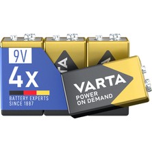 1001 Power On Demand 9V Bli 4 Adet