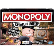 1001 Gaming Monopoly Cheaters Edition Kutu Oyunu, 8 Yaş ve Üstü, 2-6 Oyuncu
