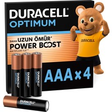 1001 Optimum Aaa Ince Kalem Alkalin Pil, 4’lü Paket, 1.5V, Saklama Paketi - LR03 MX2400