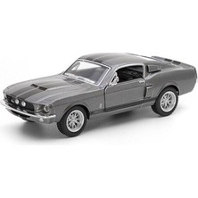 1001 Oyuncak KT5372D Gri Çekbırak 1967 Shelby GT500 Gri