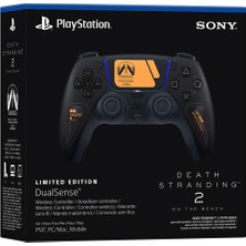 1001 5 Dualsense Death Stranding 2 Kablosuz Oyun Kumandası, Sınırlı Üretim, Siyah, Ps5/pc/mac/mobil