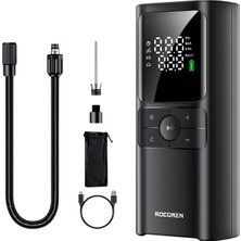 1001 150PSI 4000MAH Şarjlı Taşınabilir Hava Pompası Araç Lastik, Bisiklet, Top Şişirme (Powerbank