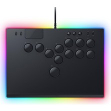 1001 Ps5 ve Pc Için Optik Tüm Düğmeli Arcade Kontrol Cihazı (4 Hassas Hareket Tuşlu Düzen, Düz Do