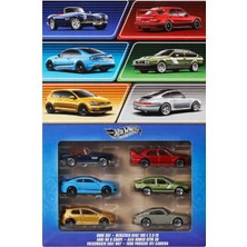 1001 Wheels 1:64 Ölçekli Metal Oyuncak Arabalar, Özel Süslemelere Sahip 6'lı Avrupa Aracı Seti (Sti