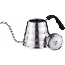 1001 1,2 L Çelik Barista Filtre Kahve Demleme Ibriği Drip Kettle CIN372