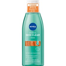 1001 Derma Skin Clear Sivilce Karşıtı Tonik 200ML,GÖZENEK Arındırıcı,cildin Yağ Dengesini Korur,