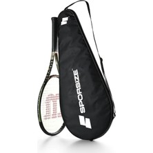 1001 Tennis Racket Cover Tenis Raketi Kılıfı Çantası (Siyah)