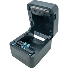 1001 XP-480B 110MM Termal Barkod Etiket Yazıcı, USB Bağlantılı, Kargo ve Lojistik Için Uygun, Mavi