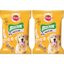 1001 Köpekler Için Biscrok Ödül Bisküvisi, 200 gr 2li Paket