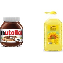1001 Fındık Kreması, 750 G X1 + Komili Ayçiçek Yağı, 4 Lt X2