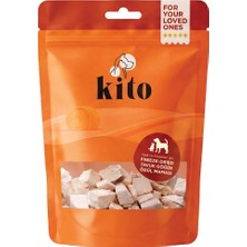 1001 Freeze Dried Tavuk Göğüs Kedi ve Köpek Ödül MAMASI%100 Doğal, Glutensiz 30 Gr(Cat&dog Treat)