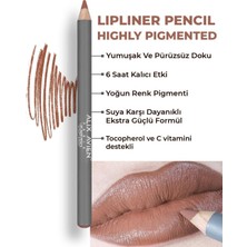 1001 Avıen Uzun Süre Kalıcı Dağılma Yapmayan Nemlendirici Dudak Kalemi - Lipliner Pencil 06 Soft Bro