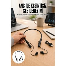 Alkasaz Yeni Nesil Bluetooth Kulaklık Kablolu Kulak Içi Dijital Göstergeli