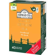1001 Tea Classıc Ceylon 40X2GR Demlik Poşet Çay