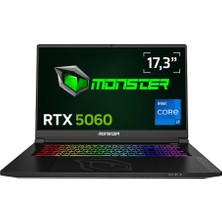 1001 T7 V26.2.14 Intel Core I7 13620H 24GB Ram 1tb SSD 8 GB Rtx 5060 Freedos 17,3" Fhd 144 Hz Oyun Bilgis