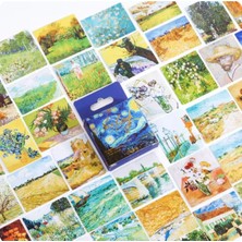 1001 Gogh Temalı 45 Adet Sticker Seti • Bullet Journal