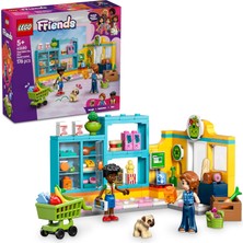 1001 Friends Heartlake Şehri Marketi 42680 | 5 Yaş ve Üzeri Çocuklar Için Autumn ve Zac Mini Bebekle