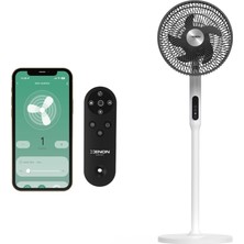 1001 Smart Akıllı Vantilatör | 60W Mobil Kontrol Wifi Kumandalı 3 Kademeli Sessiz Ayaklı Vantilatör
