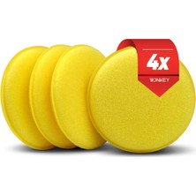 1001 Pasta Cila Wax Pedi Süngeri, Araba ve Torpido Parlatma ve Temizleme Aplikatörü, Polisaj Süngeri,