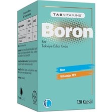 1001 Boron 120 Bitkisel Kapsül Bor 3 Mg Vitamin B2