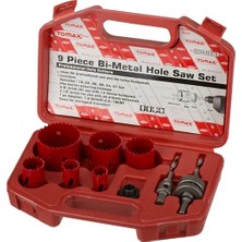 ALK Bi-Metal Panç Takımı - 13`lü Set (19-64 Mm), Ahşap Için, Çantalı
