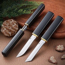 1001 2’li Japon Tanto Şef Bıçağı Seti – Paslanmaz Çelik, Kılıflı, Ultra Keskin Kamp & Mutfak