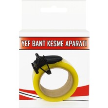 1001 Bant Kesme Aparatı, 50 Mm, Plastik Gövde, Metal Bıçaklı, El Tipi Bant Kesici, Ofis, Depo, Paket