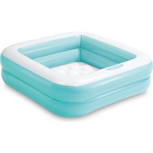 1001 Taban Mini Kare Havuz 86X86X25 Cm, Mavi