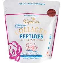 1001 Collagen Saf Hidrolize Kolajen Peptit (Tip 1 & 3) - Tatsız ve Kokusuz Toz Form - Helal Sertifikalı